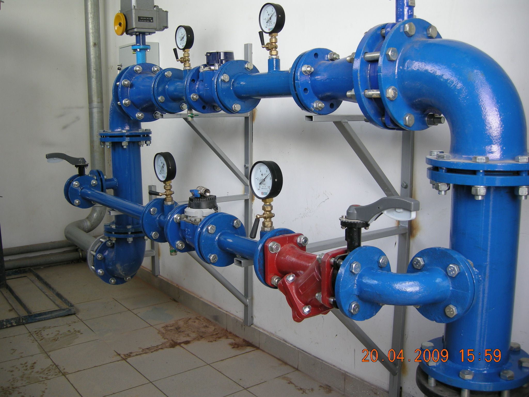 монтаж систем холодного водоснабжения